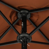 Eclipse 15-ft Oval Dual Market Umbrella - Polyester Canopy