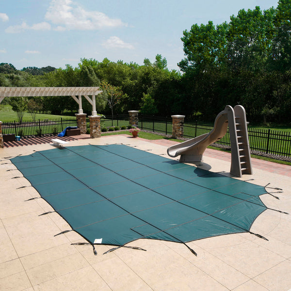 20-Year Super Mesh In-Ground Pool Safety Cover w/ Step Section – Blue Wave  Products