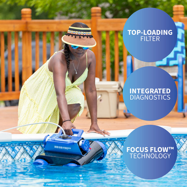 Blue Wave Indigo Hybrid x-5 Robotic Cleaner – Blue Wave Products
