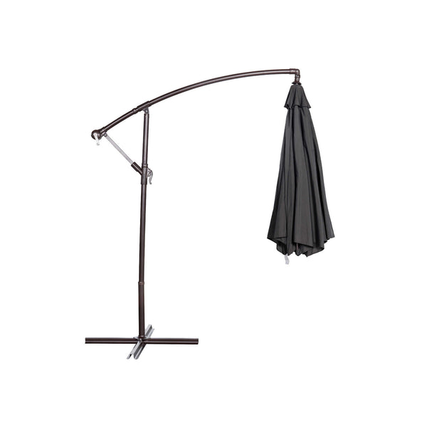 10ft octagonal cantilever patio umbrella with wind vent replacement canopy Captiva 10-ft Octagonal Cantilever Umbrella with Base