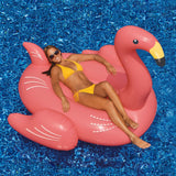 Giant Pink Flamingo 78-in Inflatable Ride-On Pool Toy