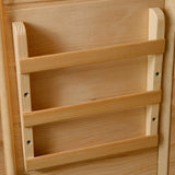 3-Person Hemlock Corner Infrared Sauna w/ 7 Carbon Heaters