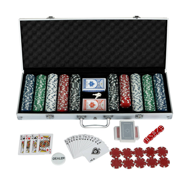 Luxe Poker Set Blue