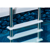 Stainless Steel Reverse Bend In-Pool Ladder for Above Ground Pools
