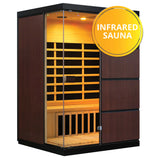 Sirona 3-Person Hemlock Infrared Sauna with 8 Carbon Heaters
