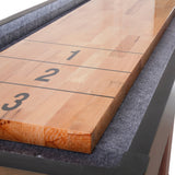 Challenger Shuffleboard Table - Walnut Finish