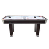 Midtown II 6-ft Air Hockey Table with LED Scoring - Dark Cherry Finish