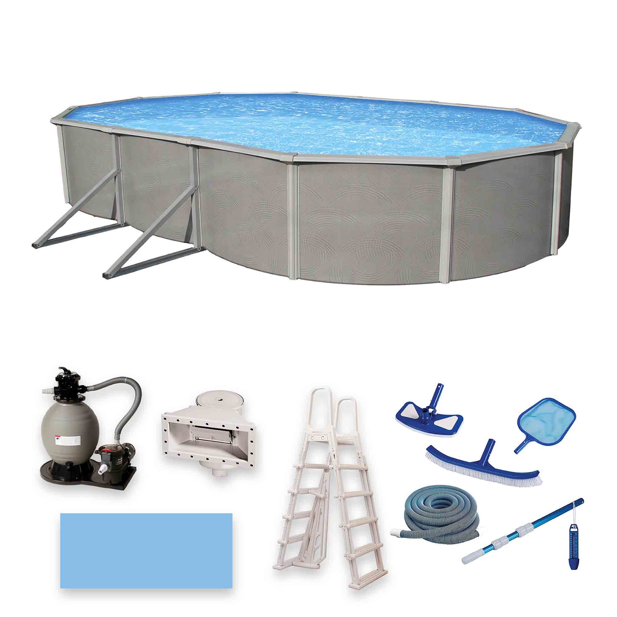 Belize Oval Pool Packages – Blue Wave Products