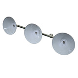 3 Shade Billiard Light - Soft Brushed Stainless Steel