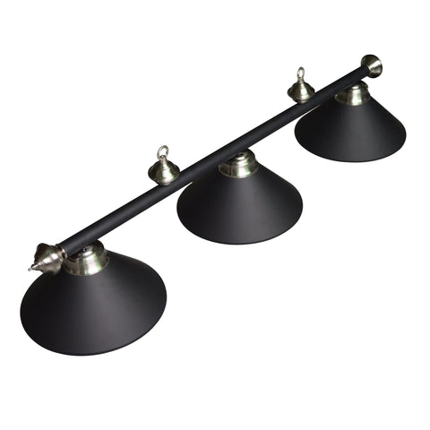 3-Shade Billiard Light - Black