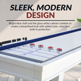 Crestline 12-ft Outdoor Shuffleboard Table - White