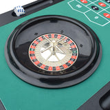 Monte Carlo 48-in Roulette Table 4-in-1 Casino Multi-Game Set - Black