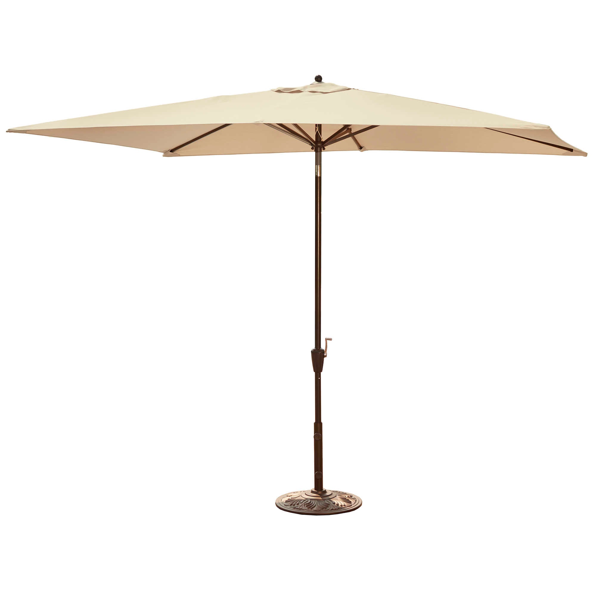 10 feet rectangle patio umbrella Adriatic 6.5-ft x 10-ft Rectangular Market Umbrella in Olefin – Blue Wave  Products