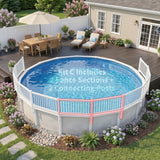 Above Ground Pool Fence Kit - White