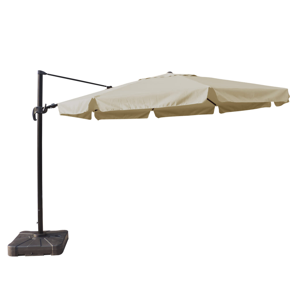 arden selections salome tropical patio umbrella Victoria 13-ft Octagonal Cantilever Patio Umbrella in Sunbrella Acryli – Blue Wave Products
