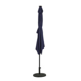 Nassau 6.5-ft x 10-ft Rectangular Market Umbrella with LED Lights - Breez-Tex Canopy