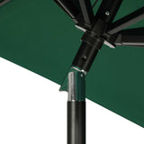 Mirage 9-ft Octagonal Auto-Tilt Market Umbrella - Breez-Tex Canopy