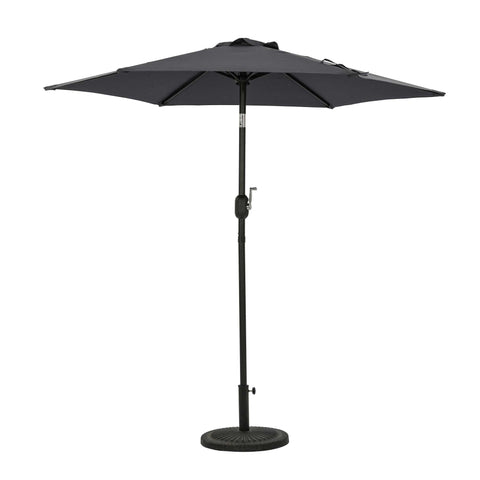 7.5ft patio umbrella Formosa Covers aluminum market crank & tilt color Hunter Green When not in use or during severe weather 7.5FT Patio Umbrella with Push
