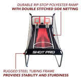 Shot Pro Deluxe 81-in Dual Basketball Arcade Game with LED Scoring