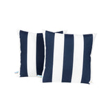 Navy and White Stripe