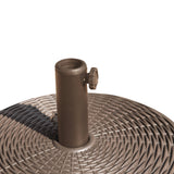 7.5' Fillable Umbrella Base for 1.5"-1.9" Diameter Pole - Bronze