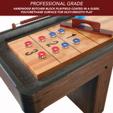 Challenger Shuffleboard Table - Walnut Finish