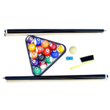 Fairmont 6-ft Portable Pool Table - Black with Blue Felt