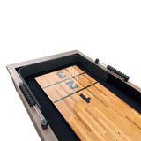 Excalibur 9-ft Shuffleboard Table - Driftwood Finish