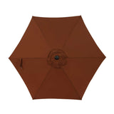 Bistro 7.5-ft Hexagon Market Umbrella - Polyester