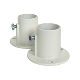 Aluminum Deck Flanges for Above Ground Pool Ladder - Pair