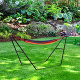 Outdoor Leisure Tropical Hammock and Frame - Stripe