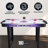 Hat Trick 48-in Air Hockey Table with LED Scoring