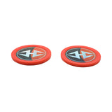 Air Hockey 3-in Strikers and 2.5-in Pucks - Black and Orange