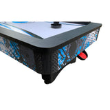 Crossfire 42-in Table Top Air Hockey Game with Over-The-Door Basketball Hoop