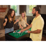 Monte Carlo 48-in Roulette Table 4-in-1 Casino Multi-Game Set - Black