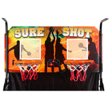 Sure Shot 81-in Dual Basketball Arcade Game with LED Scoring