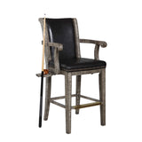 Montecito 29-in High Top Deluxe Spectator Chair - Rustic Gray