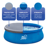 Speed Set 13-ft Round 33-in Deep Family Pool with Cover