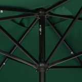 Nassau 6.5-ft x 10-ft Rectangular Market Umbrella with LED Lights - Breez-Tex Canopy