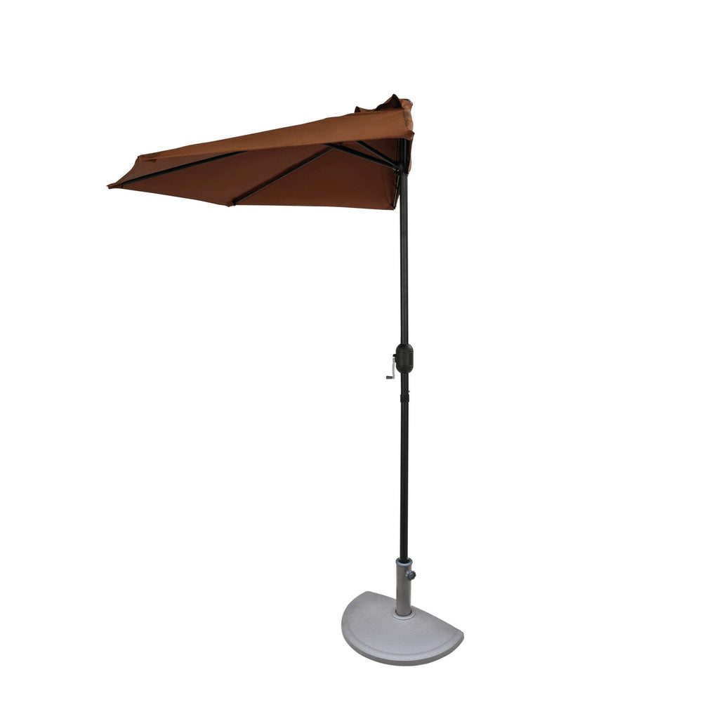 Lanai 9-ft Half Umbrella in Polyester – Blue Wave Products