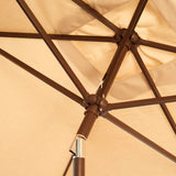 Adriatic 6.5-ft x 10-ft Rectangular Market Umbrella in Sunbrella Acrylic