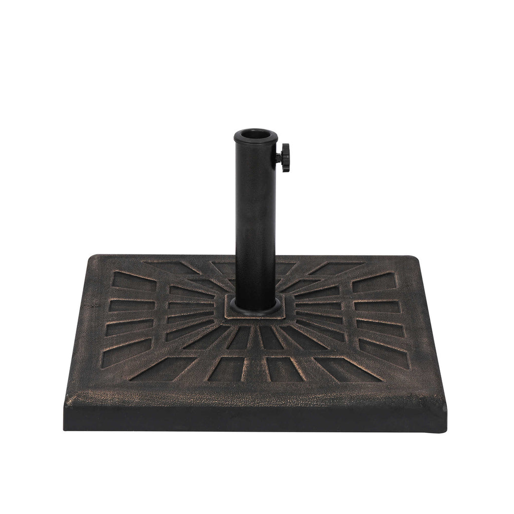 42-lb All-Weather Outdoor Square Resin Umbrella Base