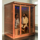 Cedar Elite 4-5 Person Premium Sauna w/ 9 Carbon Heaters