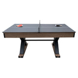 Excalibur 6-ft Air Hockey Table with LED Scoring and Table Tennis Top