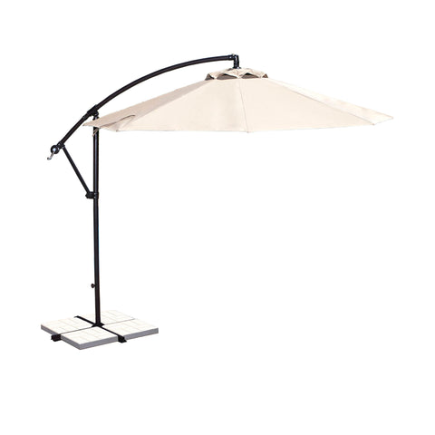 Santiago 10-ft Octagonal Cantilever Umbrella with Olefin Canopy