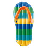 Beach Striped Flip Flop 71-in Inflatable Pool Float