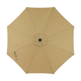 Mirage 9-ft Octagonal Auto-Tilt Market Umbrella - Breez-Tex Canopy