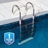 Premium Stainless Steel In-Pool Ladder for Above Ground Pools