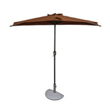 Lanai 9-ft Half Umbrella in Polyester