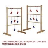 Solid Wood Ladder Toss Game Set